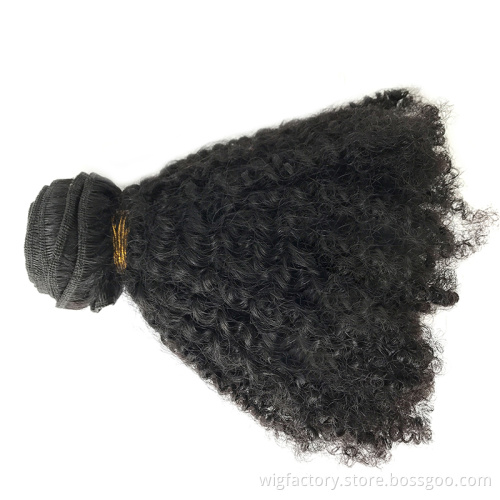 Wholesale afro kinky human hair, virgin human chinese hair bundles, afro kinky curly weave for black women